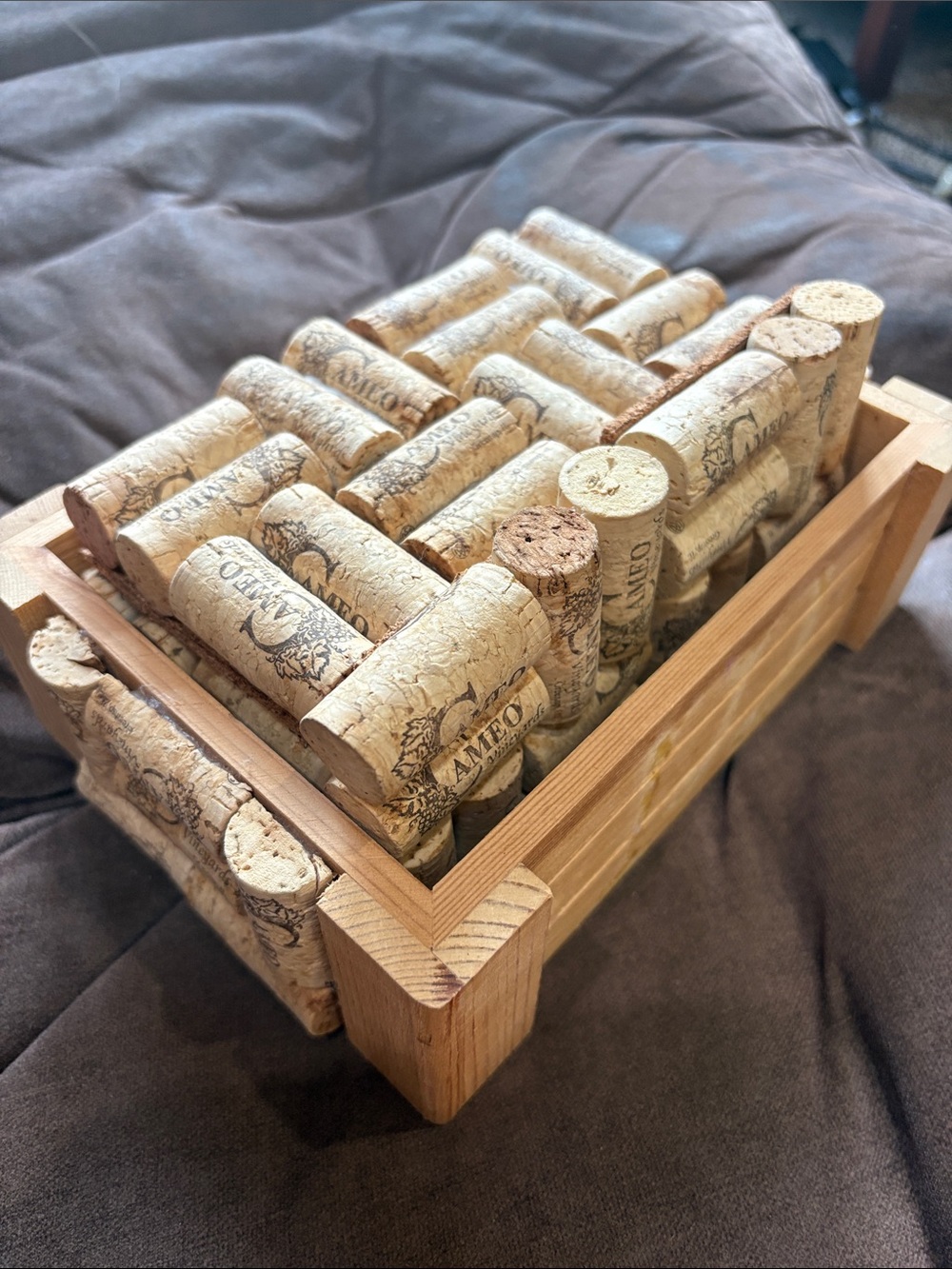 8 Homemade Wine Cork Coasters and Holder